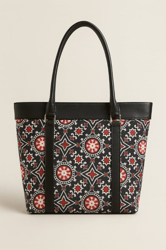 Classic Pattern Handbag – Bold & Timeless Style
